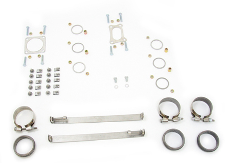 Mounting kit for complete exhaust system on Porsche 964 - 99311119500, 99908500102, 90007428202, 99908405202, 96411119800, 96411119205, 96411124702, 99902512501, 96411111902, 96411133600, 90007431101, 90022300102, 99908409502, 90007507803, 90002500703, 90015100603, 90007535400, 99950707300