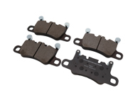 Brake pads rear fast road / track day. Porsche 981 GT4 / 718 GT4 / Spyder / 991 GT3 / GT3 RS - 98135294880, 98135294882, 9GT698451G, 99135294880, 99135294881, 99135294883 - 9M9GT698451