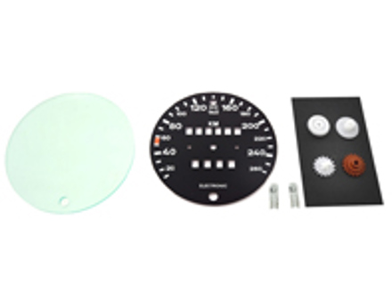 Speedometer conversion kit, from mph to km/h. Porsche 911 Carrera 1984-89 - 5987, 9164153000, 91164150129, 91164150501, 91164150329, 91164150700, 91164150600
