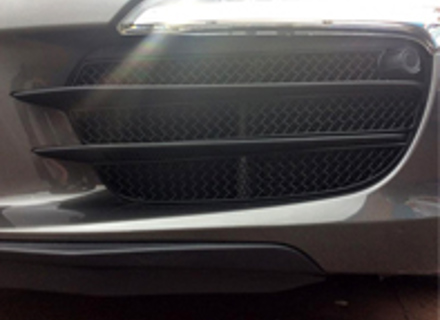 Front Bumper Stainless Steel Outer Grill Set ZunSport. Porsche 991 C2S (With Parking Sensors) - ZPR63511, ZPR63511B, ZPR63511, ZPR63511B