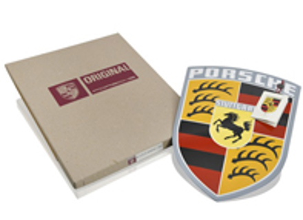 Enamel plate Porsche Classic - Porsche Crest 46x36cm - 64470100710
