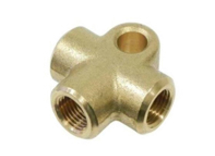 Remleiding verdeel T-stuk. Porsche 356 / 911 / 924S / 928 / 944 / 964 / 968 - 91435566700, 91435566701, 00766553419 - 1661550500