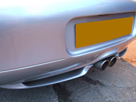 Rear Lower Spoiler 2003 Look. Porsche 986 Boxster - 98650542200