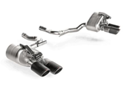 Sistema di scarico Akrapovic Slip-On Line in titanio per Porsche (971) Panamera 4 E-Hybrid / 4S 2017-20 - 971253607KY, 971253607Y, 971253608KY, 971253608Y