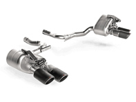 Sistema di scarico Akrapovic Slip-On Line in titanio per Porsche (971) Panamera 4 E-Hybrid / 4S 2017-20 - 971253607KY, 971253607Y, 971253608KY, 971253608Y