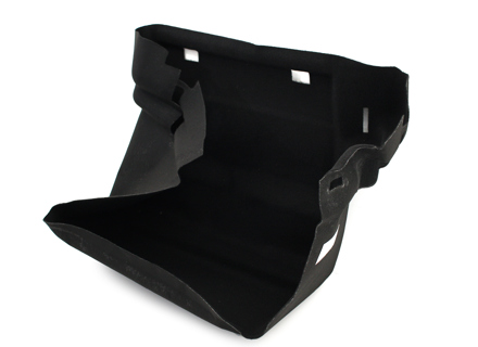 Luggage compartment trim, Front, Black. Porsche 981/982 Boxster / Cayman - 98155104505A31, 98155104500A31