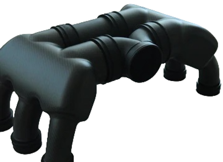 Intake system for individual throttle bodies carbon fibre. Porsche 964 / 993