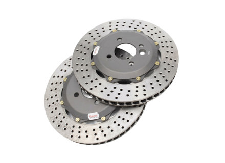 Brembo Turismo Disco de freno (delantero) Porsche - Tamaño del disco de freno: 330x34 - 101.6003A, 102.6003A, 10X.6003ADR1