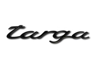 TARGA - Badge arrière, noir rallye. Porsche 996 Targa 2002>> - 9965592370870C TARGA - Badge arrière, noir rallye. Porsche 996 Targa 2002>> - 9965592370870C