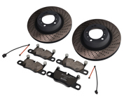 Kit plaquettes et disques de frein arrière. Porsche 992.2 Carrera 2 3.0L - 992612601A, 992615602A