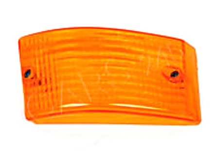 Indicator lens front, Amber. Porsche 924 / 944 / 944S - 477953161, 477953162