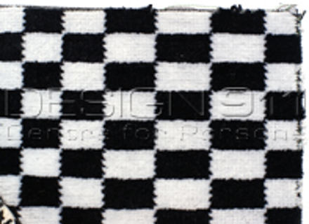 Porsche Classic Fabric PASCHA BLACK-WHITE - P9111330