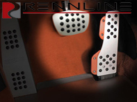 Rennline Aluminium 2 Piece Pedal Set Rubber Grip. Porsche 911/912/930/964/993 TIPTRONIC - P70.60.53, P706053 Rennline Aluminium 2 Piece Pedal Set Rubber Grip. Porsche 911/912/930/964/993 TIPTRONIC - P70.60.53, P706053