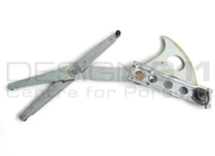 Window regulator, MANUAL. Porsche 924 / 924S / 944 - 477837441A, 477837442A