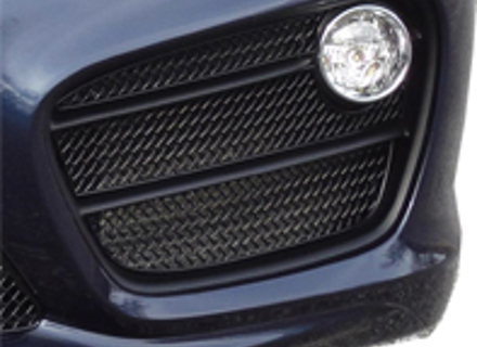 Front Bumper Outer Grill Set Stainless Steel ZunSport. Porsche Cayman S 981 (Manual and PDK without Sensors) - ZPR44213