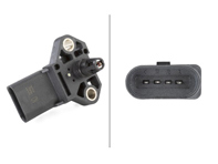 Boost pressure sensor. Porsche 991 - 03G906051D, 6PP009400471