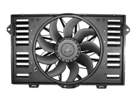 Water radiator air duct with fan. Porsche 970 Panamera Turbo - 97010606153, 97010606155 - CFF553000P Water radiator air duct with fan. Porsche 970 Panamera Turbo - 97010606153, 97010606155 - CFF553000P