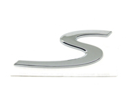 S - Badge for Porsche 981 Boxster / 718 Boxster - 98155924301 S - Badge for Porsche 981 Boxster / 718 Boxster - 98155924301