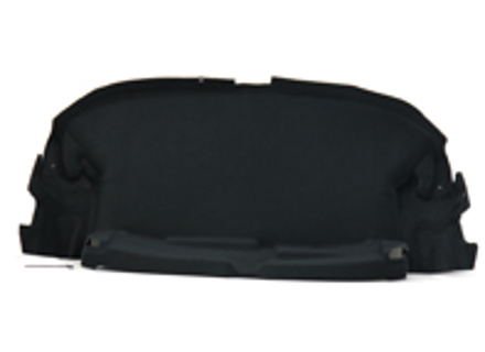 Cabriolet top frame carpet trim in Dark Grey. Porsche 997.1 CABRIO / 997.2 CABRIO - 99755103501B04