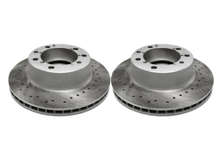 Disco de freno delantero perforado (PAR). Porsche 964 C2 / C4 - 96435104102, 96435104106 - 964 351 041 06 rd