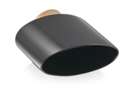 Sortie d'échappement édition noire. Porsche 993 Turbo - 99311198104, 99311198204