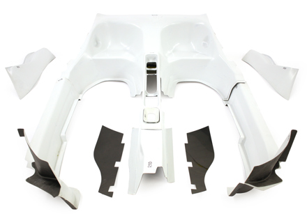 Interieurpakket met gladde look (achterbank verwijderd) Porsche 993 LHD - Linksgestuurd