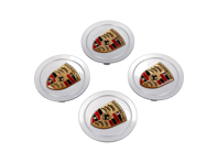 Wheel Caps 'Crested' plastic concaved for Porsche (Set of 4) - 00004460012, 993361303109A1 Wheel Caps 'Crested' plastic concaved for Porsche (Set of 4) - 00004460012, 993361303109A1