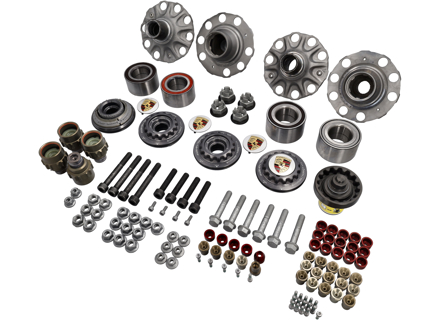 Central locking wheel bolt, wheel nut set, for Turbo / GT2 / GT3 with PCCB ceramic brake - 99704460298