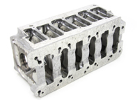 Crank shaft bearing case. Porsche 997.1 3.6L / 3.8L - 99610100708, 99610100706