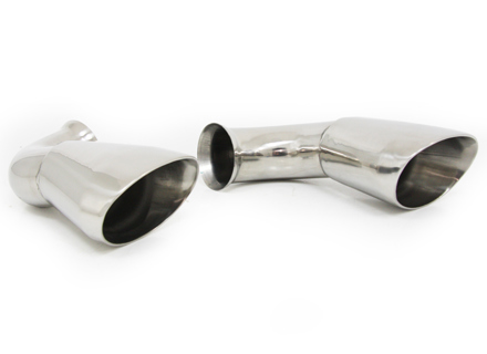 Exhaust muffler bypass Tail Pipes. Porsche 993 Turbo / Turbo S - 93.913S, 93913S, 1620700310, 99311104511, 99311104513, 99311104510, 99311104514, 99311104611, 99311104614, 99311104610, 99311104613 - 93.913S, 1620700310
