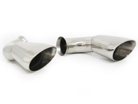 Exhaust muffler bypass Tail Pipes. Porsche 993 Turbo / Turbo S - 93.913S, 93913S, 1620700310, 99311104511, 99311104513, 99311104510, 99311104514, 99311104611, 99311104614, 99311104610, 99311104613 - 93.913S, 1620700310