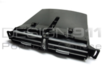 Centrale ventilatieopening Arctic Silver. Porsche 996