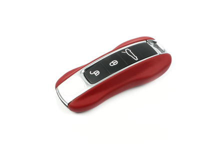 皮革钥匙壳保护套。保时捷 992 / 9YA Cayenne / 971 Panamera