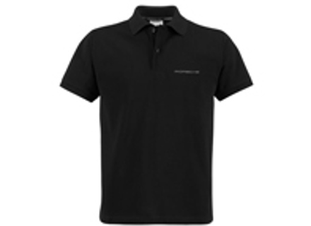 Polo da uomo Porsche, nera Polo da uomo Porsche, nera