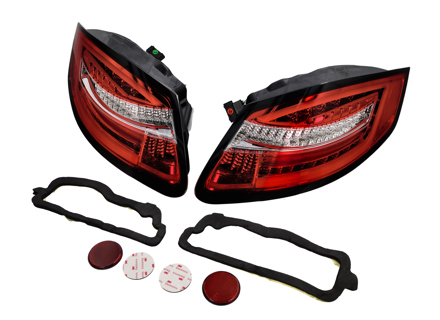 Sequentielle LED-Upgrade-Anzeigeeinheiten hinten. Porsche RHD 987 Boxster / 987C Cayman - 98763144450