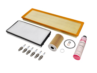 Service maintenance kit for Porsche 996 Turbo 3.6L  Oil, Air Filters,  Spark plugs, + More - 90012310630, 99610722560, 99611013171, 99657221902, 99917019590, 00004400204