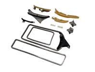 Distributiekettingkit met spanners en geleiderails. Porsche 9YA Cayenne / 971 Panamera / 95B.2 Macan - PAC109450, 9A710945000, PAC109229A, 9A710921700, PAC109217, PAB109217, 9A710921800, PAB109218A, 9A710950910, PAB109509A, 9A710951400, 9A710951300, 9A710950700, 9A710946900 - TK-PC005