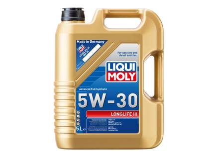 Huile moteur LIQUI MOLY Longlife III 5W-30 - 1 L / 5 L - 20820, 20822