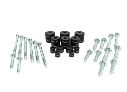 Subframe drop kit. Porsche 996 - 99633105502, 99333105602, 90019707001, 99634108114, 99634108112 - EWOR996SDK