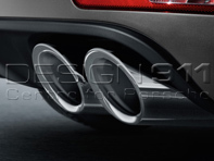Exhaust Sports Tail Pipes SILVER. Porsche Macan - 95B04420007 Exhaust Sports Tail Pipes SILVER. Porsche Macan - 95B04420007