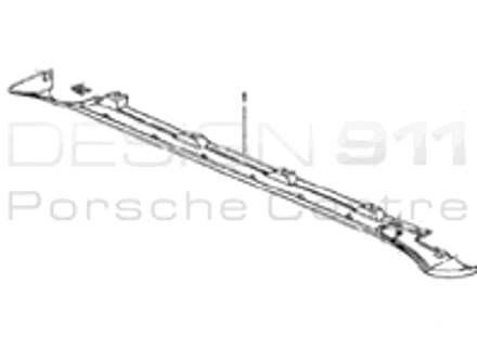 Plastic Under Sill. Porsche 993 Carrera C2S / C4S / 993 Turbo - 9935591250001C, 9935591260001C, 9935591250301C, 9935591260301C