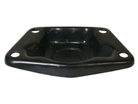 Torsion bar cover without hole, black. Porsche 356 - 113511225, 511201001, 64433315102, 64433715102, 8152250206 - 8152250206 Torsion bar cover without hole, black. Porsche 356 - 113511225, 511201001, 64433315102, 64433715102, 8152250206 - 8152250206