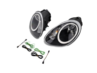 Koplampprojector XENON + AURORA LIGHT. Porsche 987 05-08 ZWARTE LENS LHD - 987631012