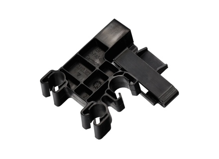 Beugel voor brandstofleiding, boven. Porsche 970 Panamera 2010-16 - 97011038201