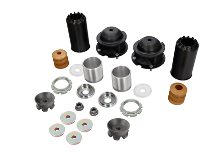 Stoßdämpfer-Hinterachs-Federbein-Montagesatz hinten Porsche 964 bis 1990 - 96433306404, 96433350201, 92833351810