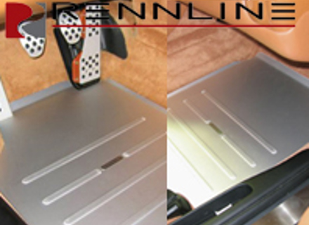 Rennline Track Mat Set. Driver & Passenger Side. Porsche 996 / 986 Boxster - TM0708