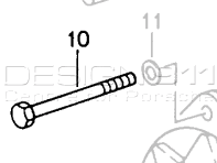 Alternator Hexagon-Head Bolt. Porsche 968 / 928 / 944 - 90007419702 Alternator Hexagon-Head Bolt. Porsche 968 / 928 / 944 - 90007419702