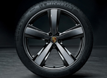 21' Macan Exclusive Design Sport Alloy Wheels & Summer Tyres Original Porsche - 95B044668L, 95B044669L