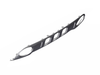 Trim rear bumper exhaust surround stainless steel. Porsche 992 Dakar - 9928075316M7, 992807531  6M7