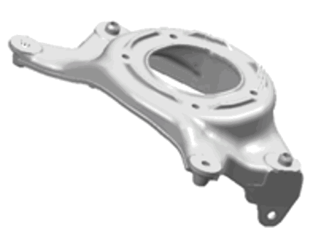 Shock absorber bracket. Porsche 95B Macan - 95B412383, 95B412384